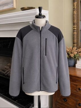 Eddie Bauer Men’s WindPro Fleece Jacket Coat XXL